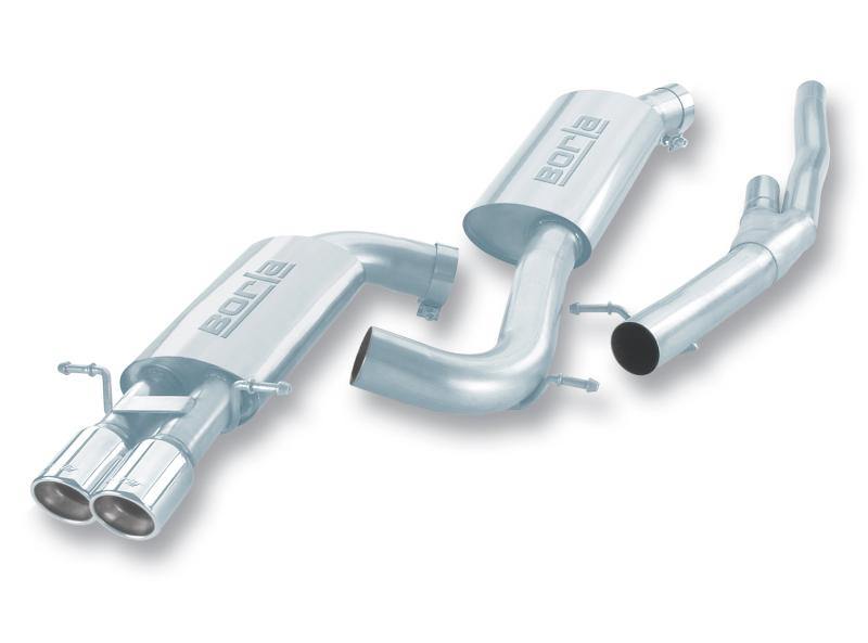 Borla S-Type Cat Back Exhaust System for 2000-02 Audi S4 2.7L AWD - MGC Suspensions