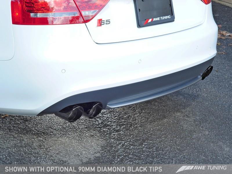 AWE Tuning Audi B8.5 S5 3.0T Touring Edition Exhaust System - Diamond Black Tips (90mm) - MGC Suspensions