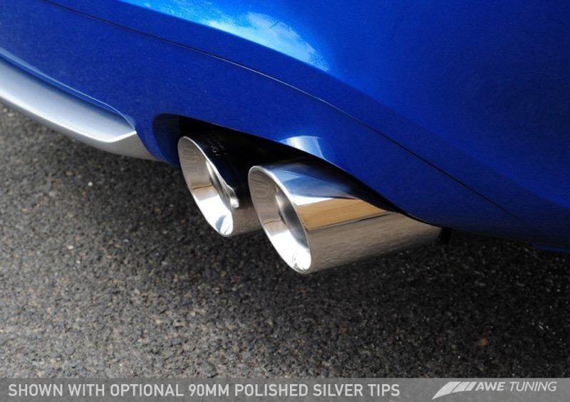 AWE Tuning Audi B8.5 S5 3.0T Track Edition Exhaust - Chrome Silver Tips (102mm) - MGC Suspensions