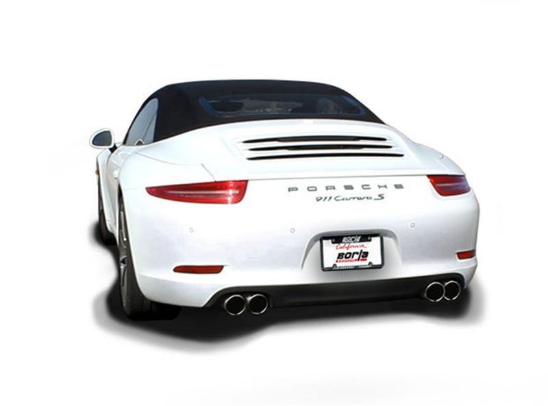 Borla 2012-2016 Porsche 911S/911 4S 3.4L A/T RWD/AWD Dual Split Rear Exit Catback Exhaust - MGC Suspensions