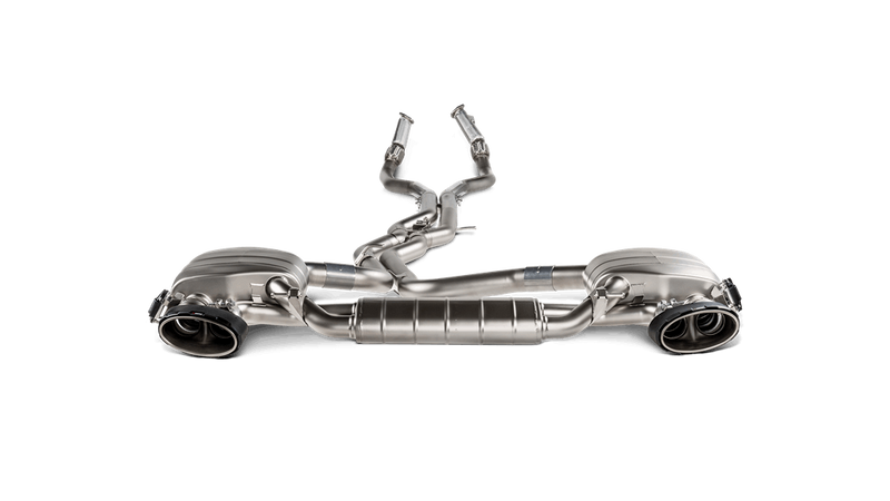 Akrapovic 2020 Audi RS6 Avant/RS7 (C8) Evolution Line Titanium Cat Back Exhaust System. Link Pipe Not Included. - MGC Suspensions