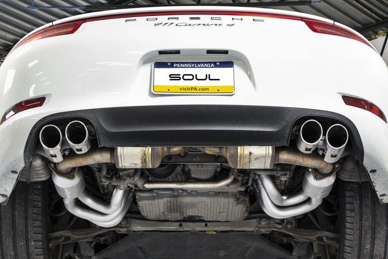 SOUL Performance 2012-16 Porsche 991.1 Carrera Long Tube Street Headers - MGC Suspensions