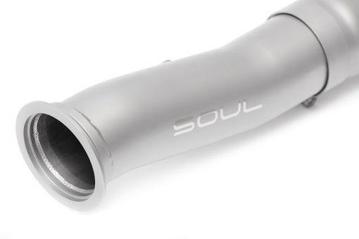SOUL Performance 2017+ Porsche 718 Boxster or Cayman Competition Down Pipe.(Fits All Models). - MGC Suspensions