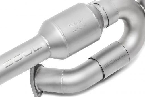 SOUL Performance 1995-98 Porsche 993 Carrera 200 Cell Catalytic Converter X-Pipe - MGC Suspensions