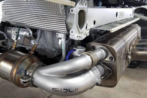 SOUL Performance Porsche 991 GT3 / 911R Valved Side Muffler Bypass Pipes - MGC Suspensions