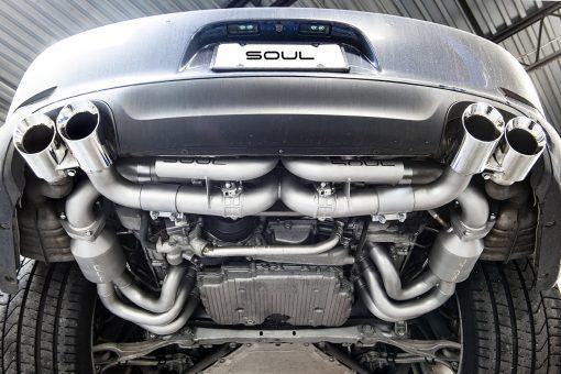 SOUL Performance Porsche 991.1 Base Carrera (with PSE) or Carrera S/GTS Valved Performance Exhaust System - MGC Suspensions