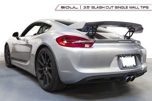 SOUL Performance 2009-16 Porsche 987.2 / 981 Boxster / Cayman Bolt-On X-Pipe With Tips-SOUL Performance-MGC Suspensions