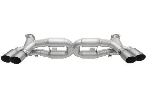 SOUL Performance 2013+ Porsche 991 Turbo Competition X-Pipe Exhaust System - MGC Suspensions