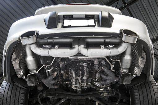 SOUL Performance Porsche 996 Turbo X-Pipe Exhaust System - MGC Suspensions