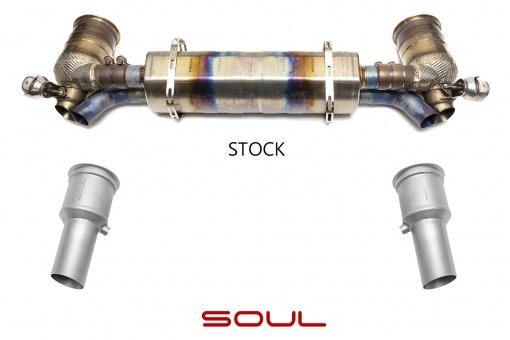 SOUL Performance Porsche 991.2 GT2 RS Competition Race Pipes - MGC Suspensions