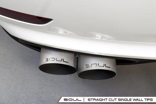 SOUL Performance Porsche 991 Turbo Bolt On Exhaust Tips - MGC Suspensions