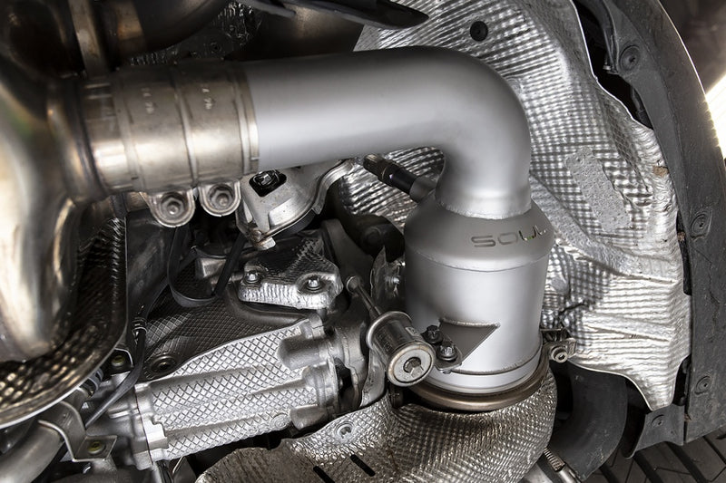 SOUL Catalytic Converter Bypass Pipes 2018+ Porsche 992 Carrera
