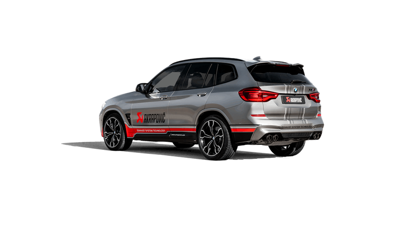 Akrapovic 2019-20 BMW X3 M (F97) Slip-On Line Titanium Exhaust System. (with OPF/GPF). Tips Not Included - MGC Suspensions