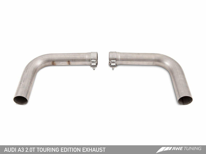 AWE Tuning 2015-18 Audi A3 (8V) Touring Edition Exhaust with Dual 90mm Diamond Black Tips-MGC Suspensions