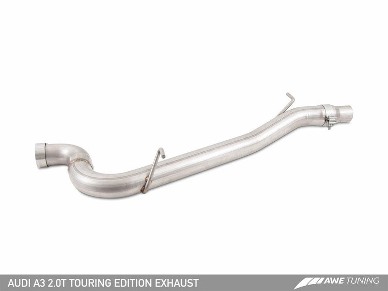 AWE Tuning 2015-18 Audi A3 (8V) Touring Edition Exhaust with Dual 90mm Chrome Silver Tips-MGC Suspensions