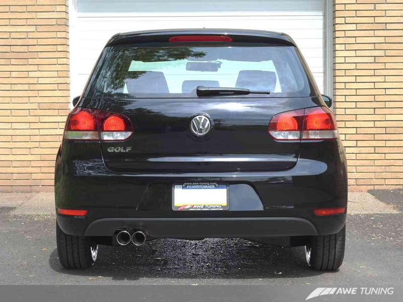 AWE Tuning 2006-13 Volkswagen Golf or Rabbit/S 2.5 Performance Cat-Back Exhaust System-MGC Suspensions