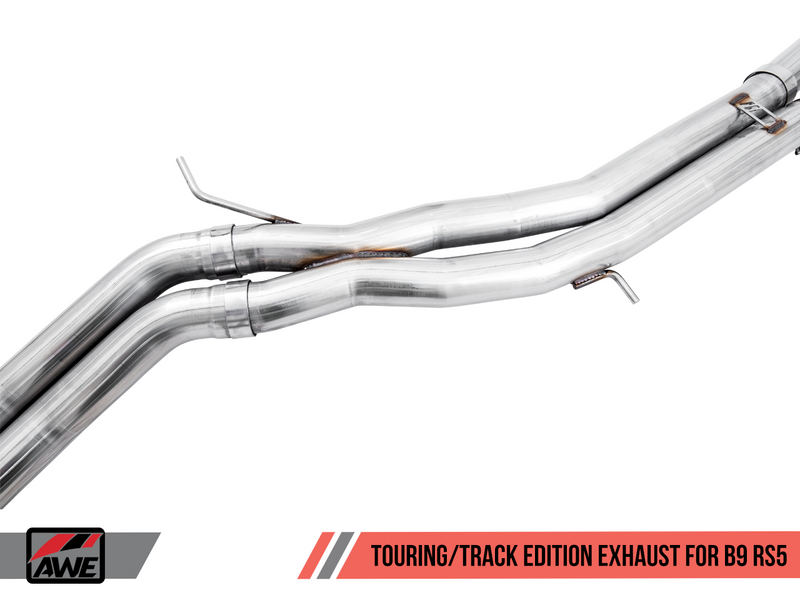 AWE Tuning 2018-19 Audi RS5 Coupe (B9) Track Edition Exhaust System with Diamond Black RS-Style Tips-MGC Suspensions