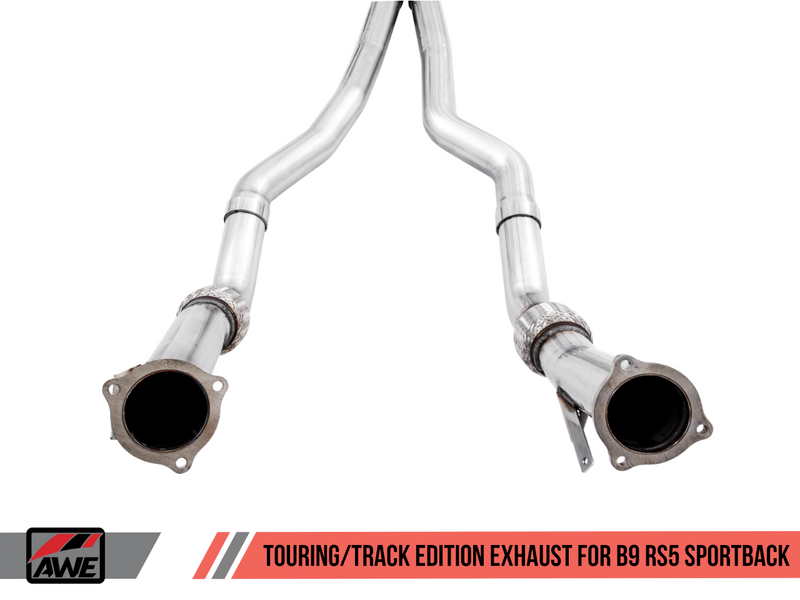 AWE Tuning 2019 Audi RS5 Sportback (B9) Track Edition Exhaust System with Diamond Black RS-Style Tips-MGC Suspensions
