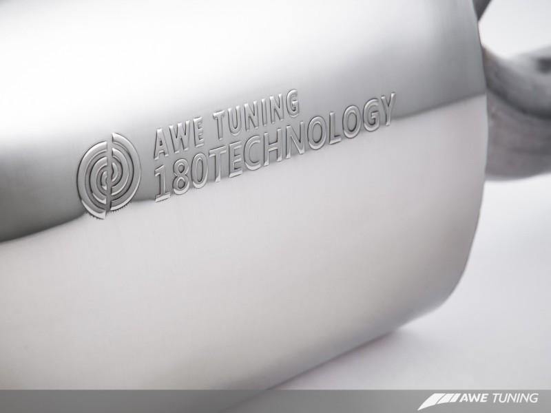 AWE Tuning Audi B8 S5 4.2L Touring Edition Exhaust System - Polished Silver Tips - MGC Suspensions