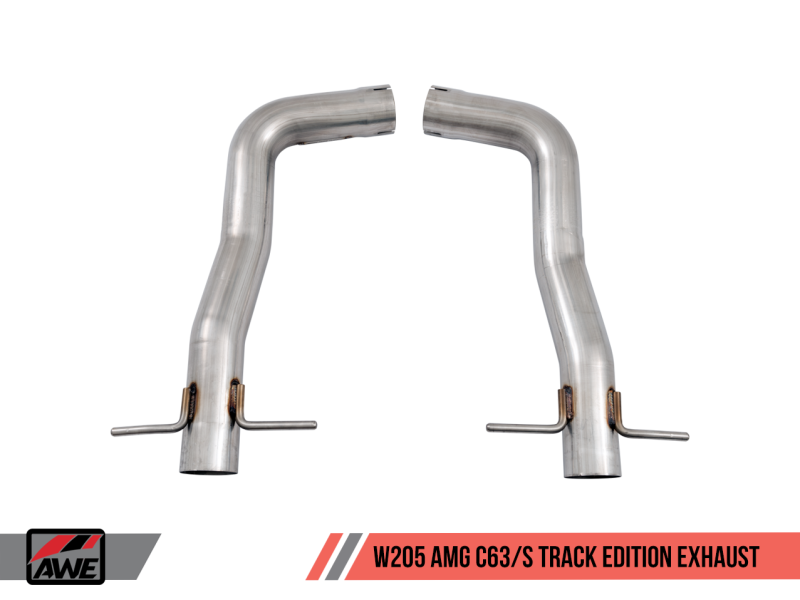 AWE Tuning Mercedes-Benz W205 AMG C63/S Coupe Track Edition Exhaust System  (no tips) - High Horse Performance, Inc.