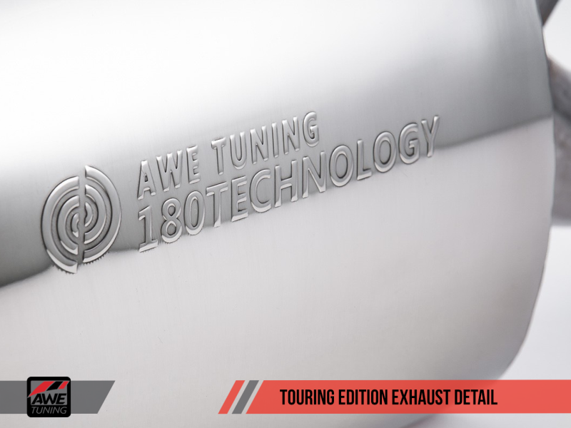 AWE Tuning Mk6 GLI 2.0T - Mk6 Jetta 1.8T Touring Edition Exhaust - Polished Silver Tips - MGC Suspensions