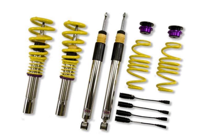 KW Coilover Kit V2 Audi A4 S4 (8K/B8) w/ electronic dampening controlSedan FWD + Quattro - MGC Suspensions