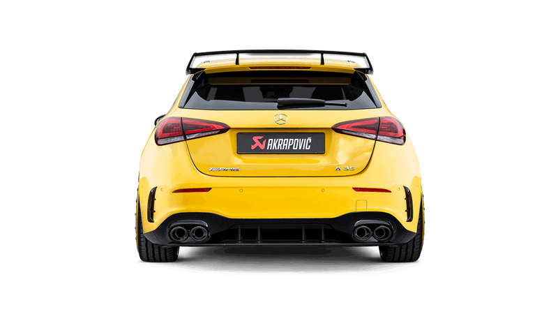 Akrapovic 2019+ Mercedes-AMG A35 Hatchback (W177) with OPF/GPF Slip-On Line Titanium Exhaust System with Carbon Tips - MGC Suspensions